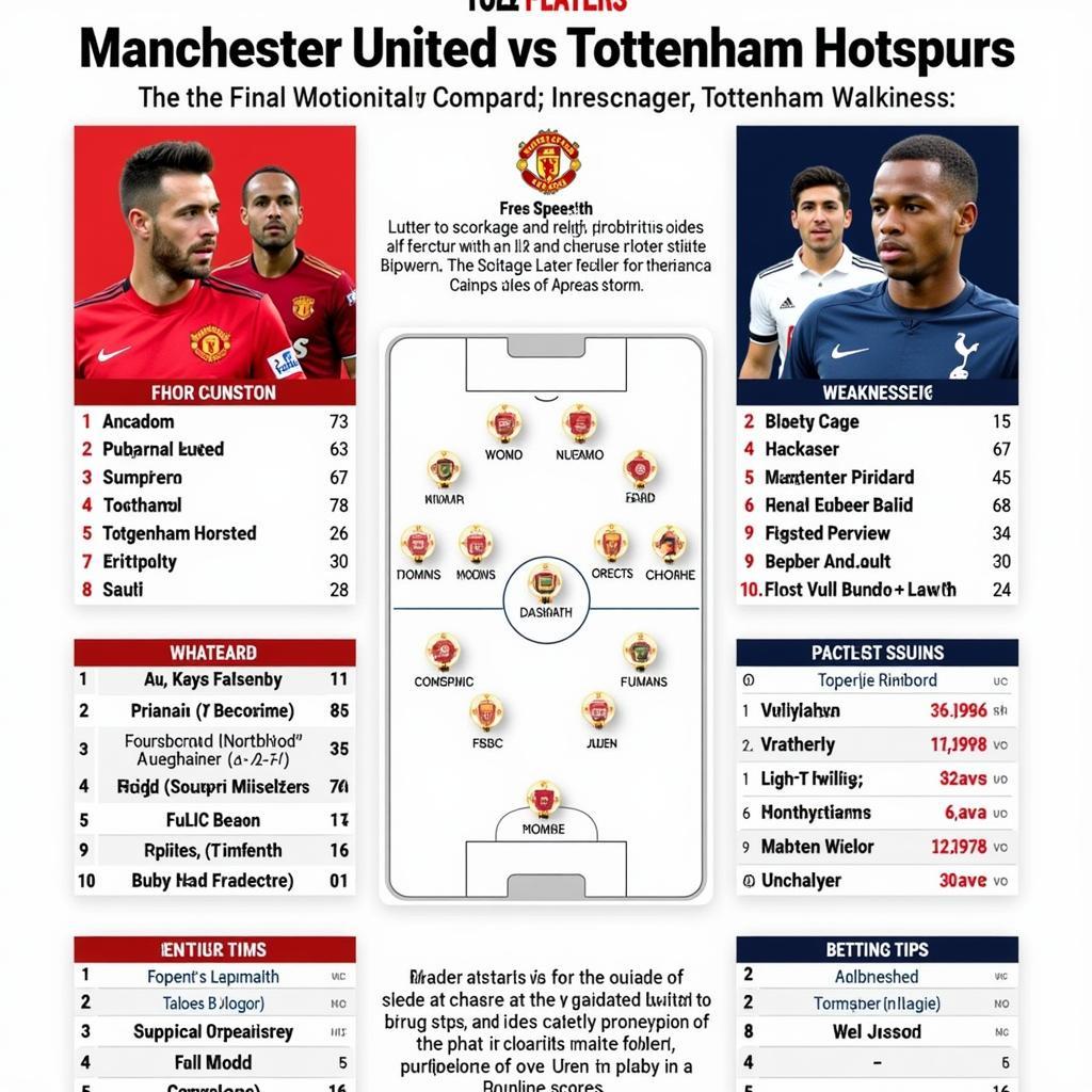 Soi kèo Manchester United Tottenham Hotspur