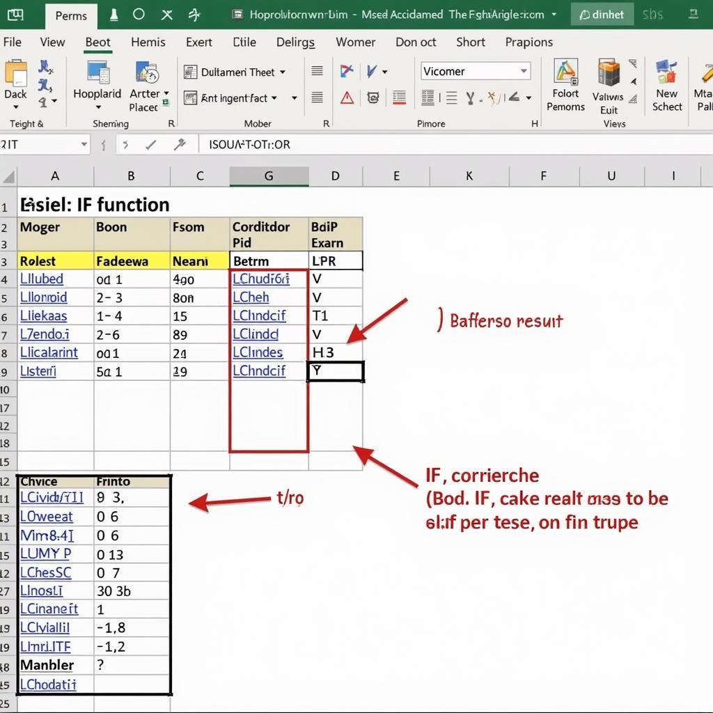 Sử dụng hàm IF trong Excel để xử lý điều kiện