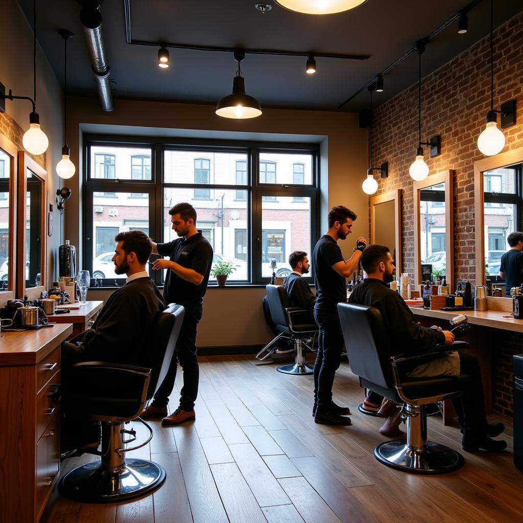 Men's barbershop in Manchester