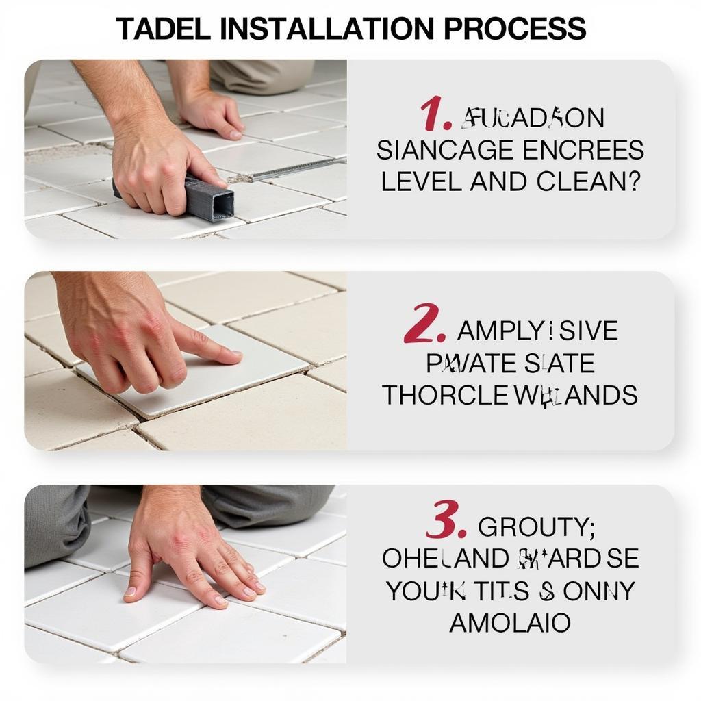 Tile Installation Process