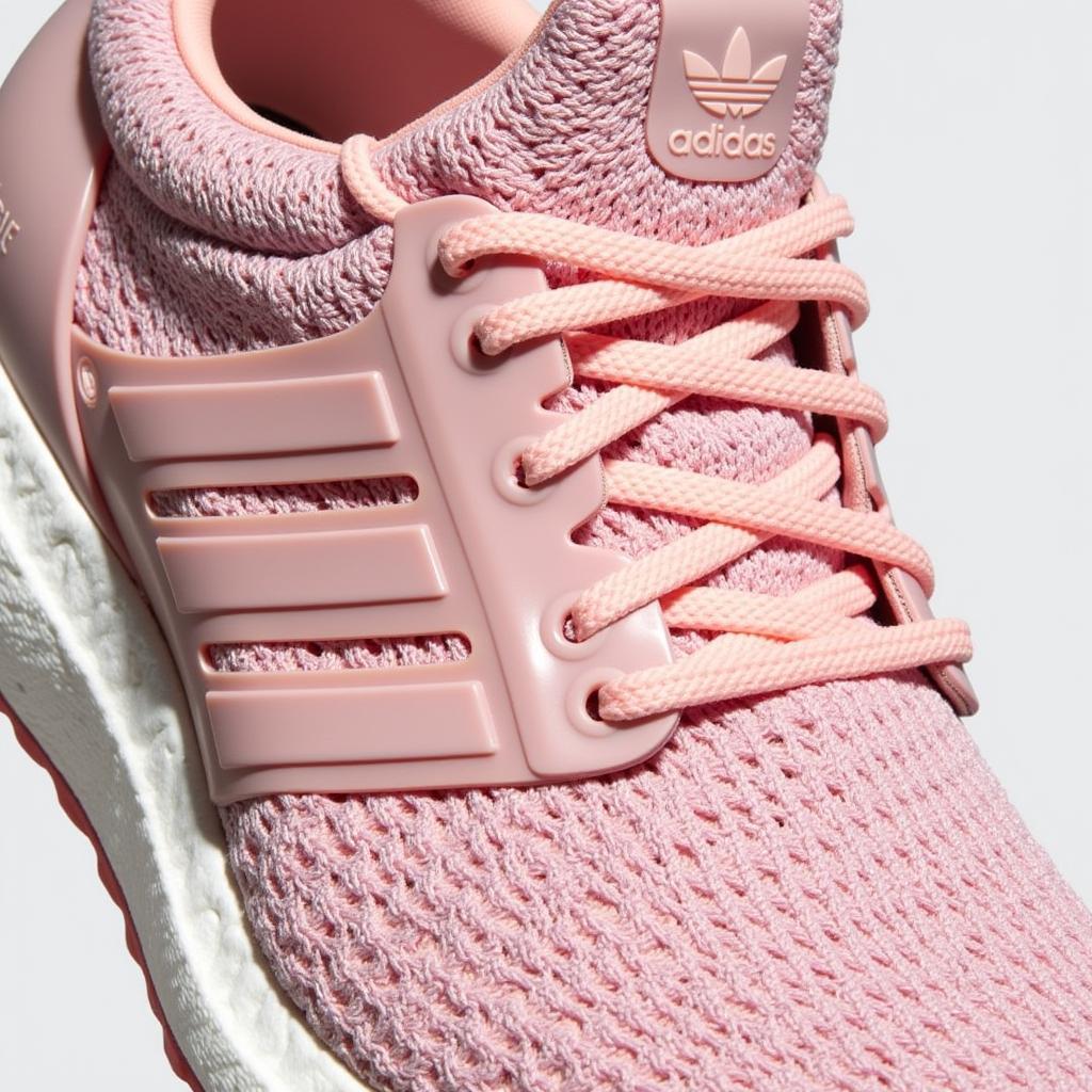 Hình ảnh cận cảnh giày Ultra Boost Manchester Rose