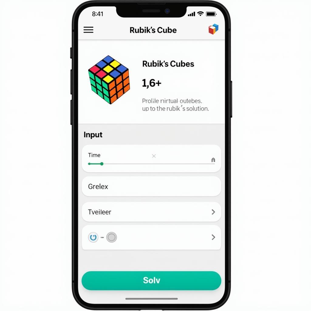 Ứng dụng giải Rubik trên điện thoại