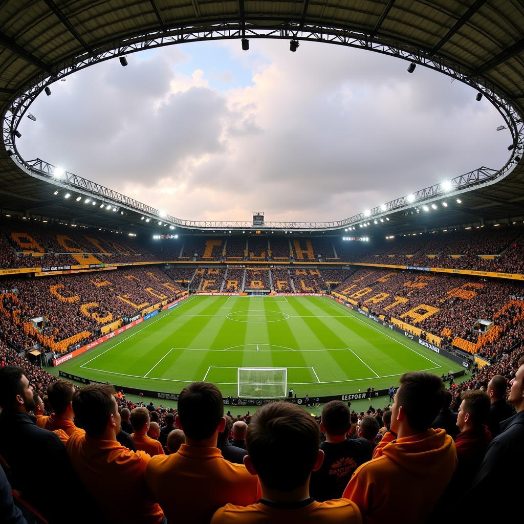 Sân nhà Molineux - hiểm địa cho Manchester United