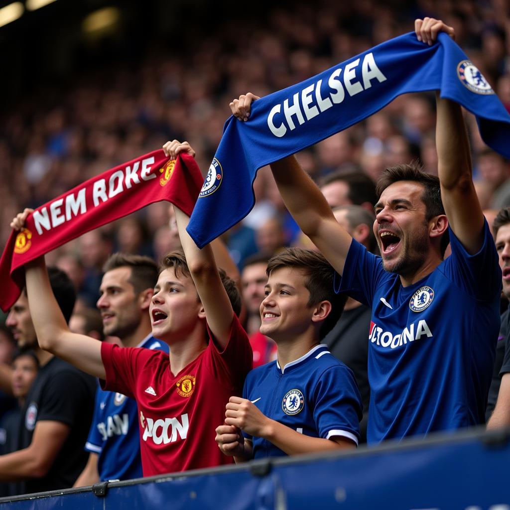 Xem trực tiếp Manchester vs Chelsea trên khán đài