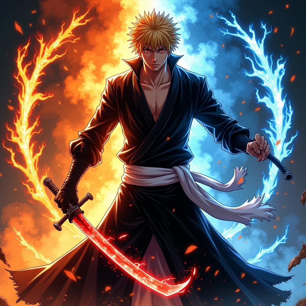 Ichigo Kurosaki và Zanpakuto Zangetsu