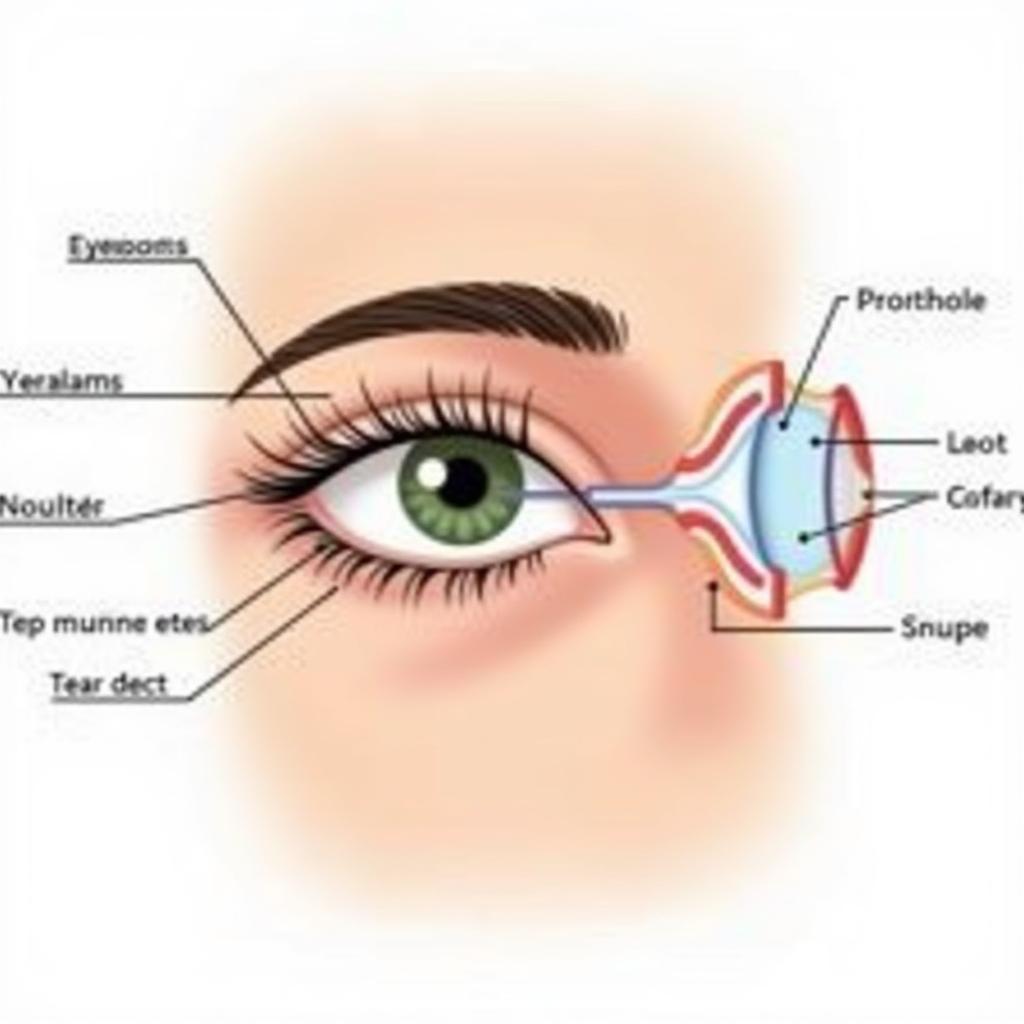 Cấu Trúc Bên Ngoài Của Mắt