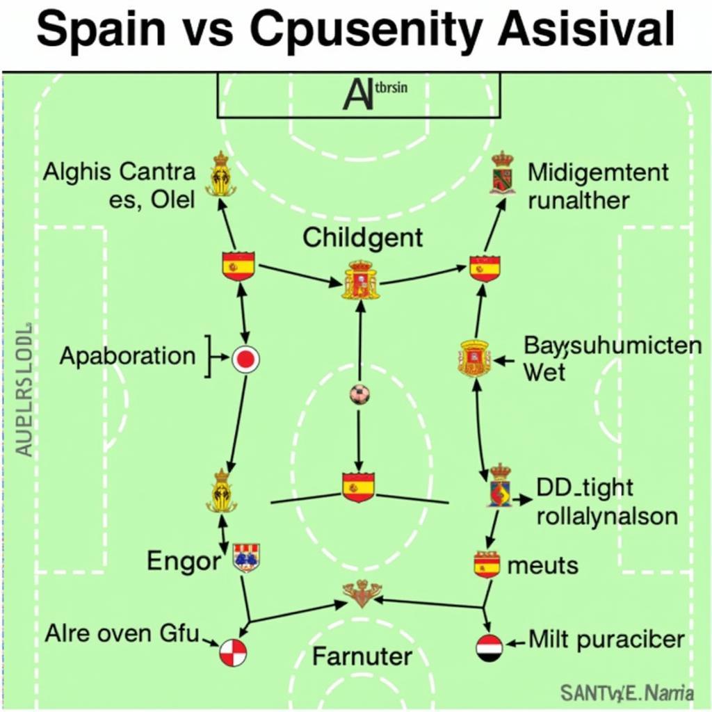 Tactical analysis of Spain vs. Germany