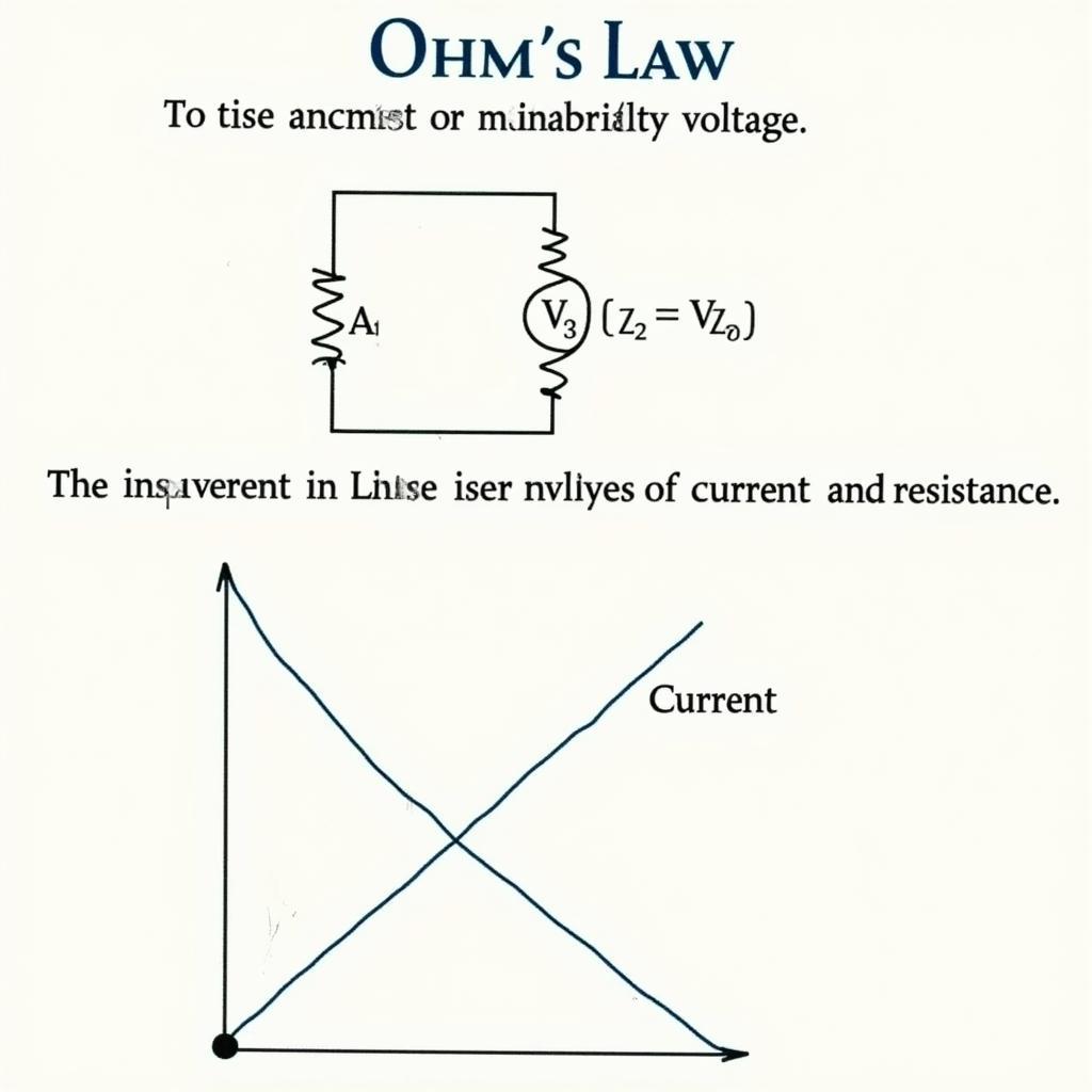 Minh họa định luật Ohm