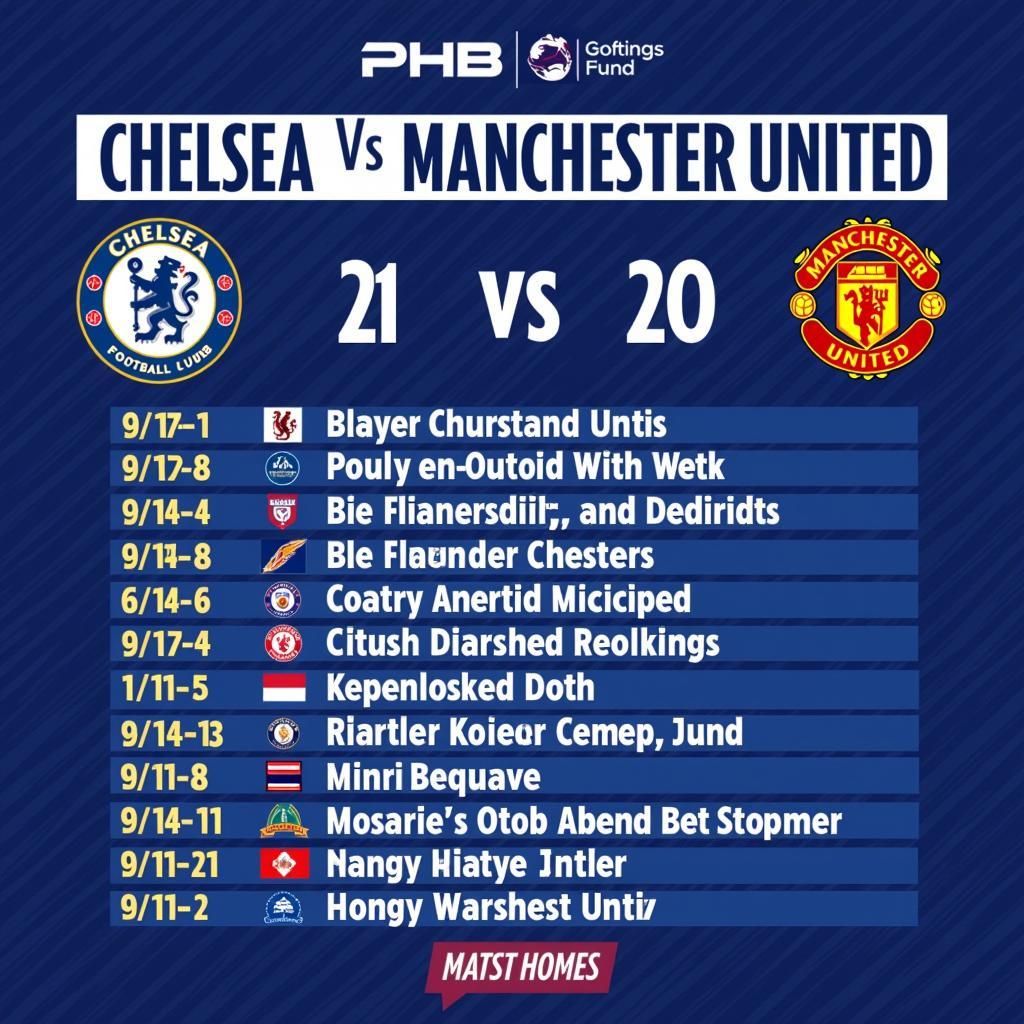 Dự đoán kết quả trận đấu Chelsea vs Manchester United