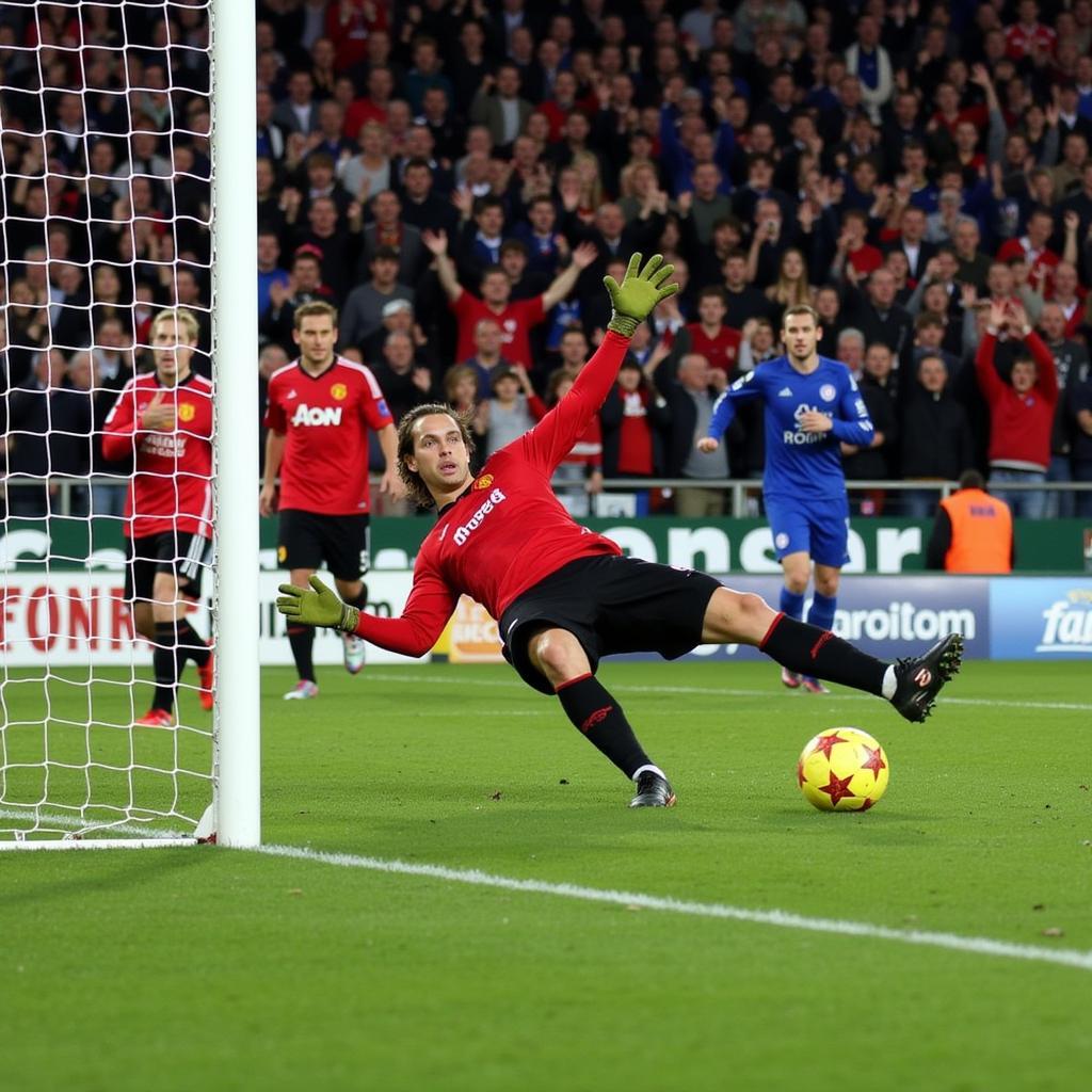 Edwin Van Der Sar Cản Phá Penalty