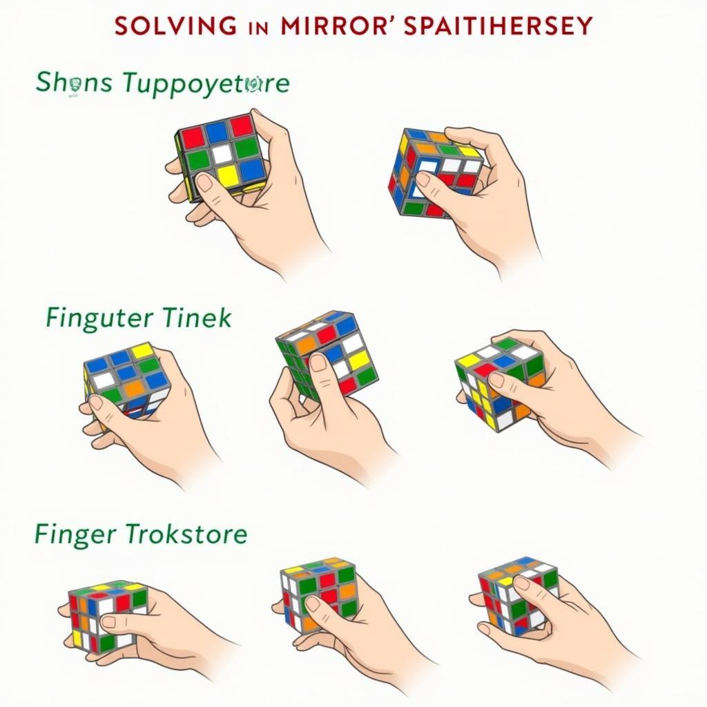 Mẹo và thủ thuật giải Rubik Mirror tầng 3 nhanh hơn