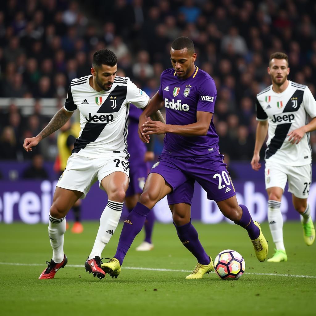 Juve và Fiorentina đối đầu kịch tính