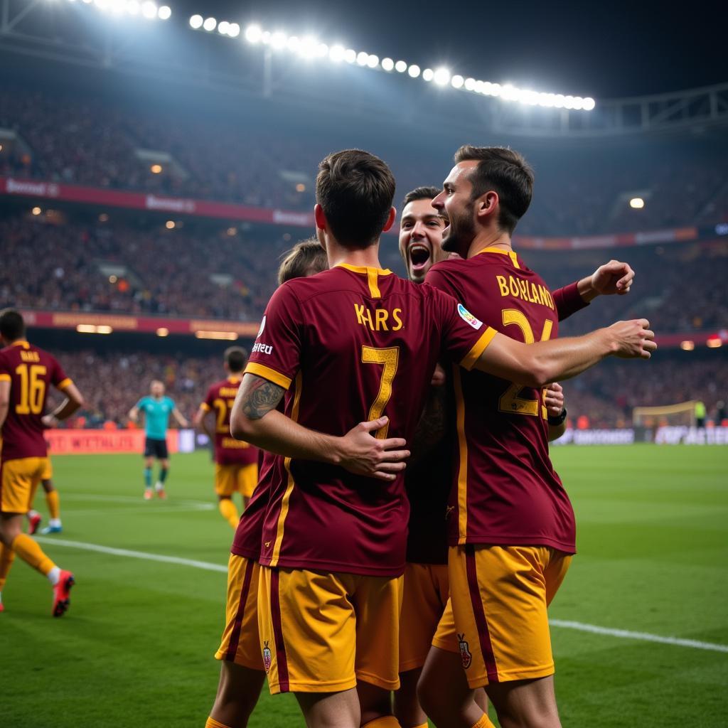 Roma vs Barca Trận Lượt Về Champions League