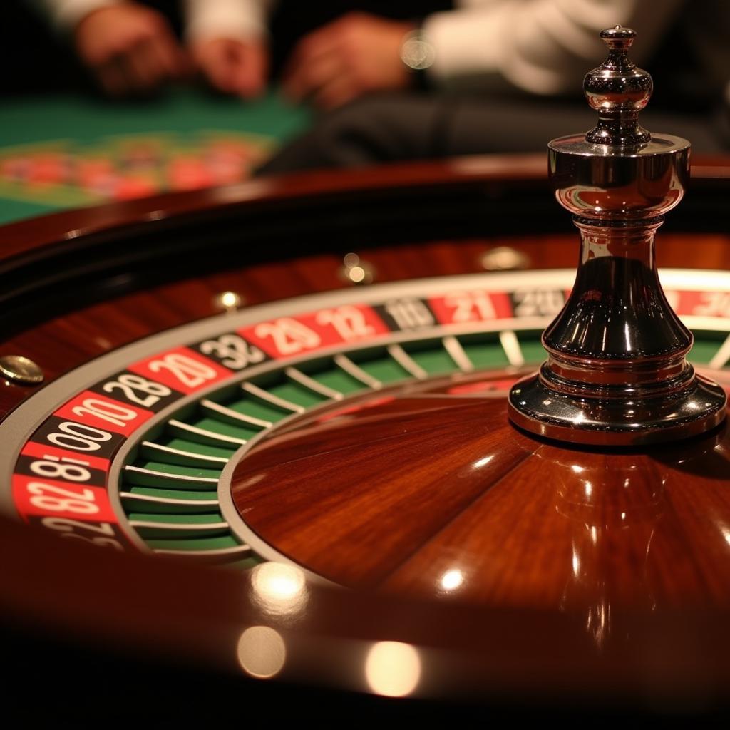 Roulette Wheel at a Manchester Casino