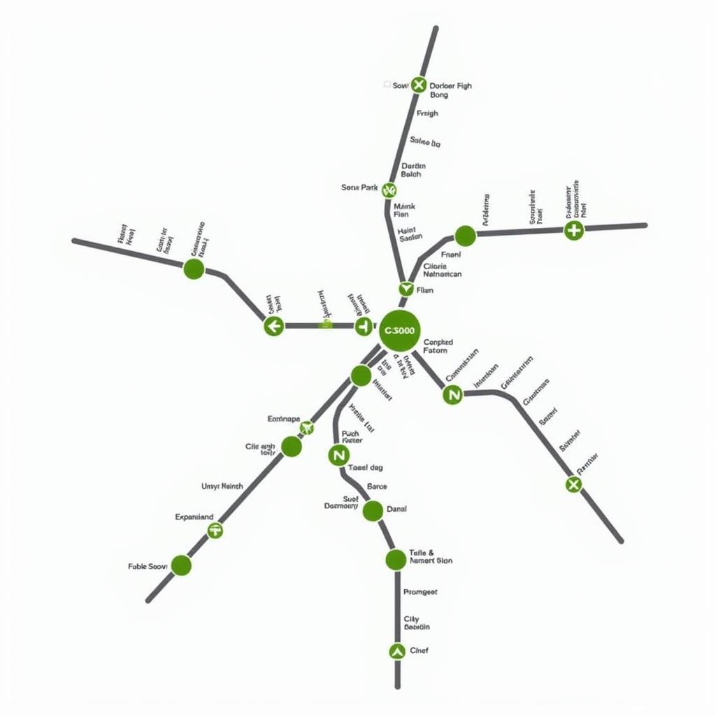 Bản đồ mạng lưới tàu điện Metrolink Manchester