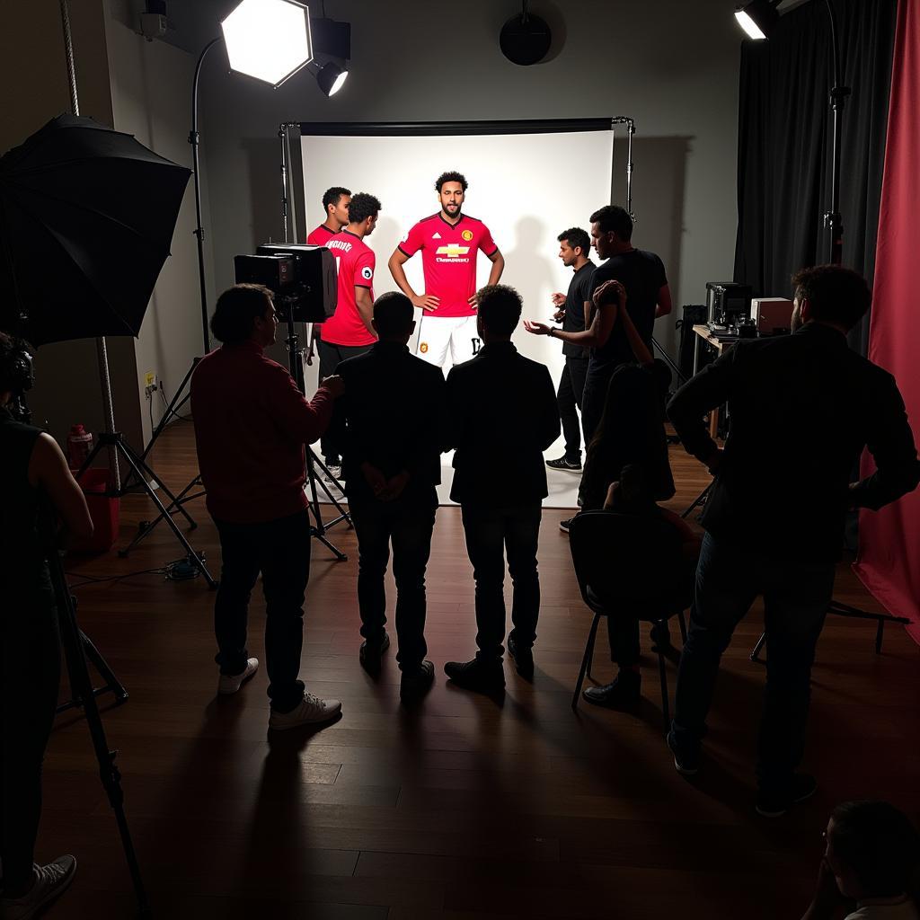 Manchester United Photo Shoot Behind the Scenes