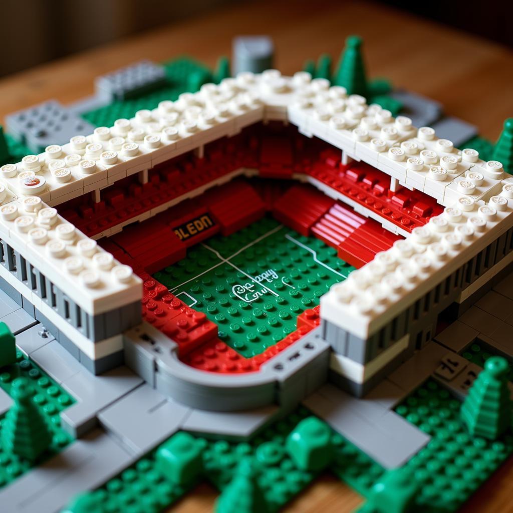 Mô hình Lego sân Old Trafford