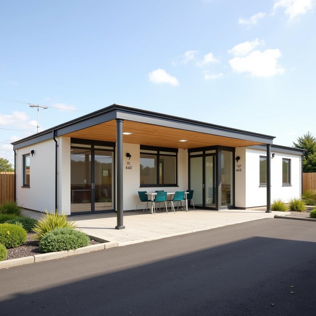 Modular Classroom Exterior in Manchester