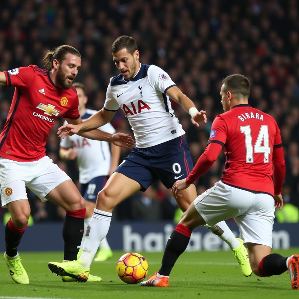 Xem lại Manchester United vs Tottenham: Pha bóng đỉnh cao