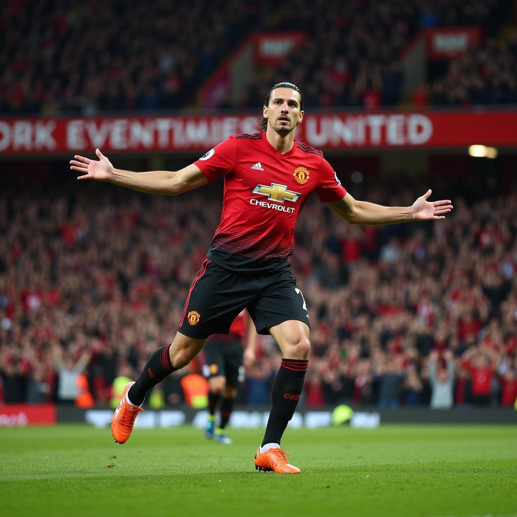 Zlatan Ibrahimovic gia nhập Manchester United năm 2016