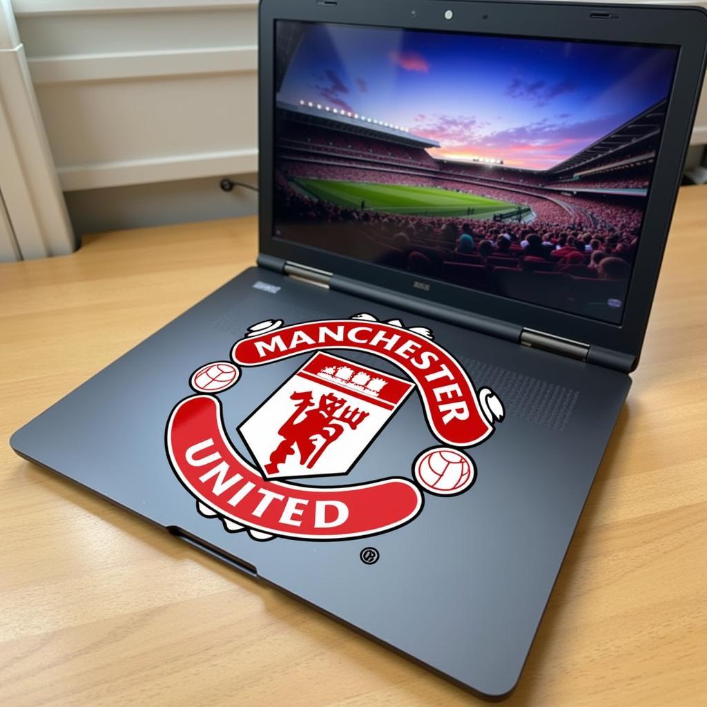 Decal Manchester United 3D dán laptop