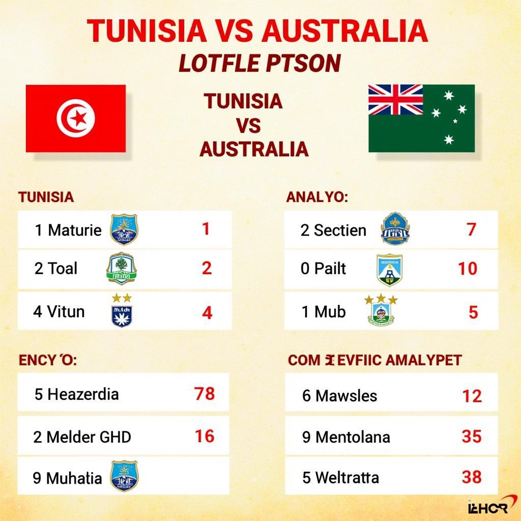 Dự đoán kết quả trận đấu Tunisia vs Australia tại World Cup