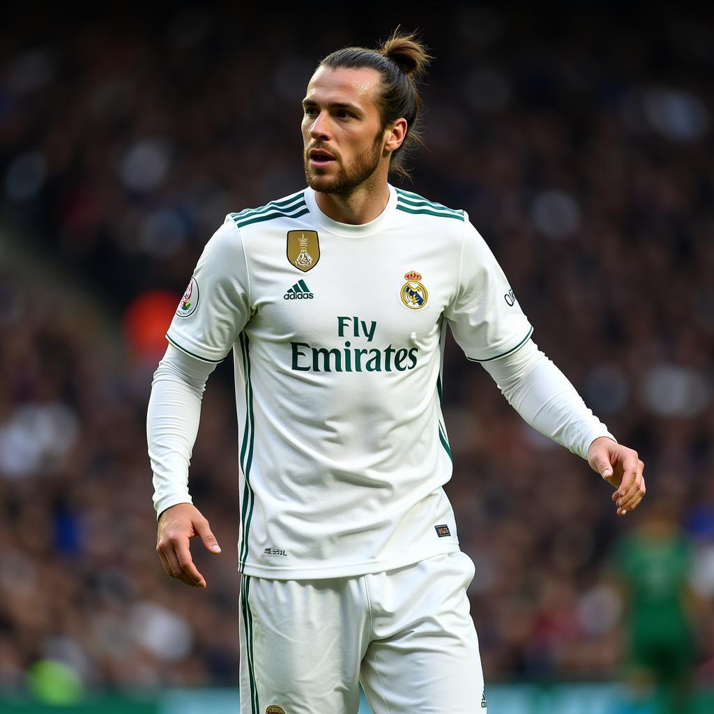 Gareth Bale trong màu áo Real Madrid