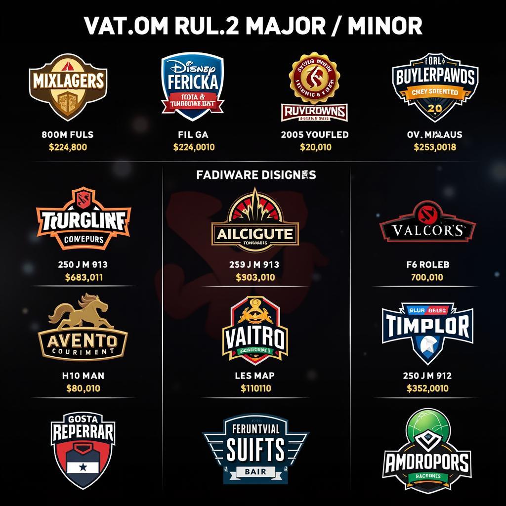 Dota 2 Major and Minor Tournaments