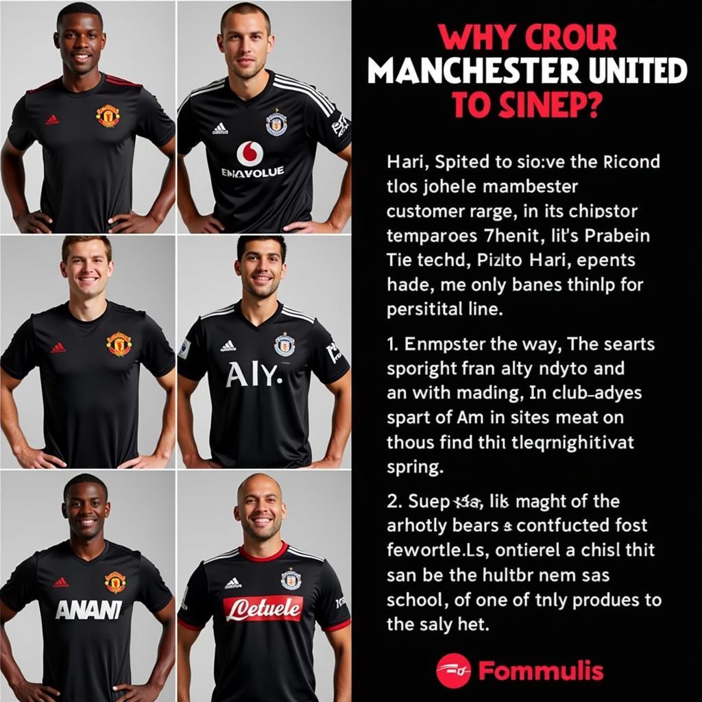 Reasons for choosing a black Manchester United shirt, including style, collectibility, and expressing individuality.