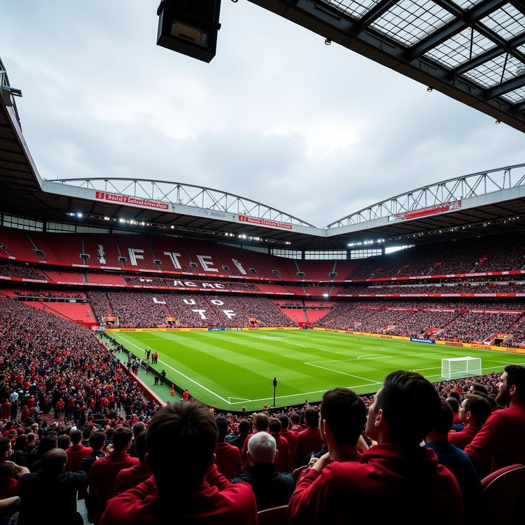 Sân vận động Old Trafford của Manchester United