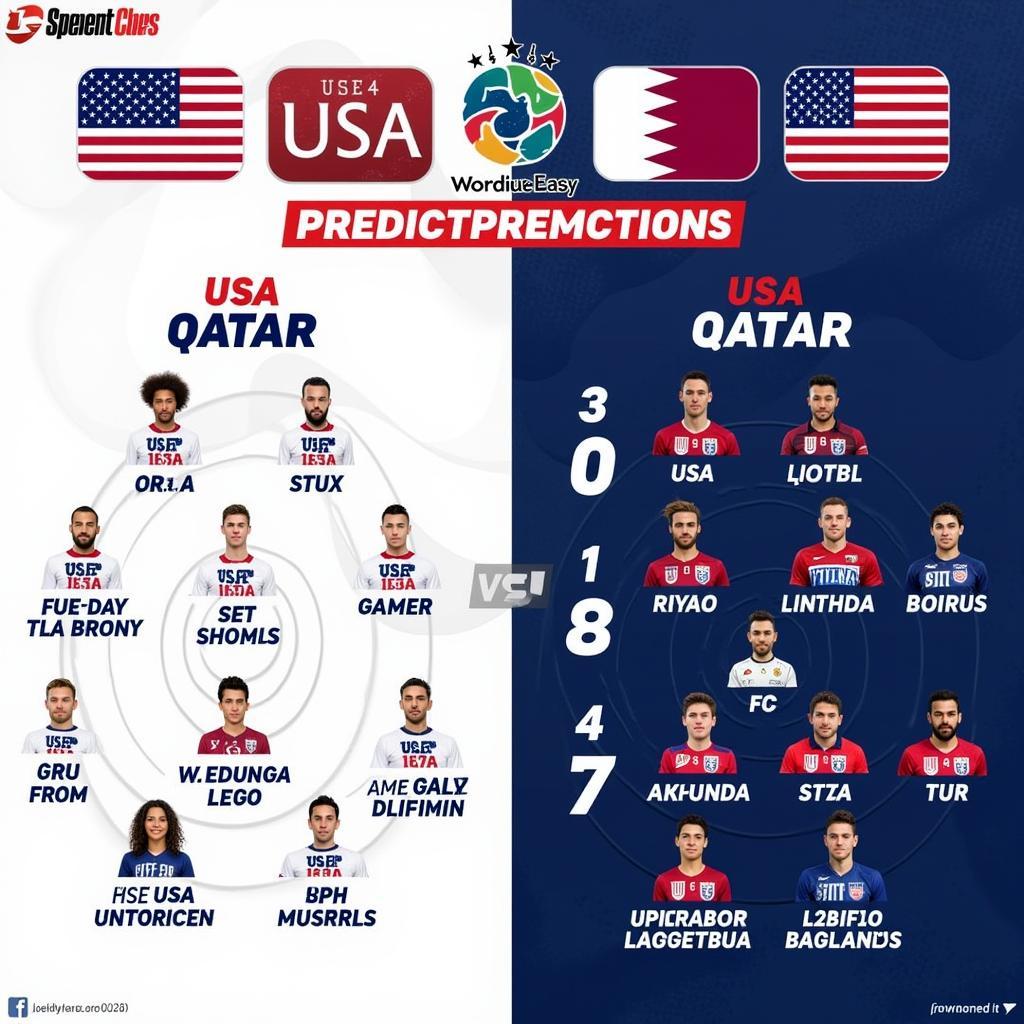 Dự đoán kết quả trận đấu Mỹ vs Qatar