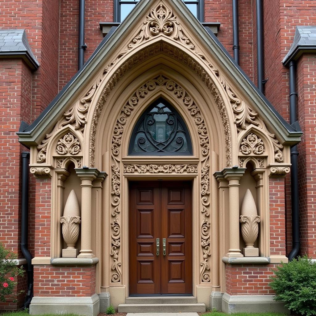 Chi tiết kiến trúc Presbyterian Manse Manchester