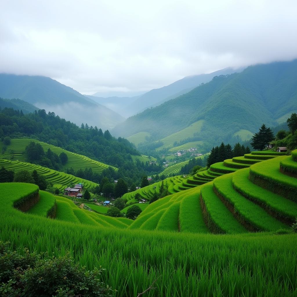 Thiên nhiên Sa Pa hùng vĩ và tĩnh lặng