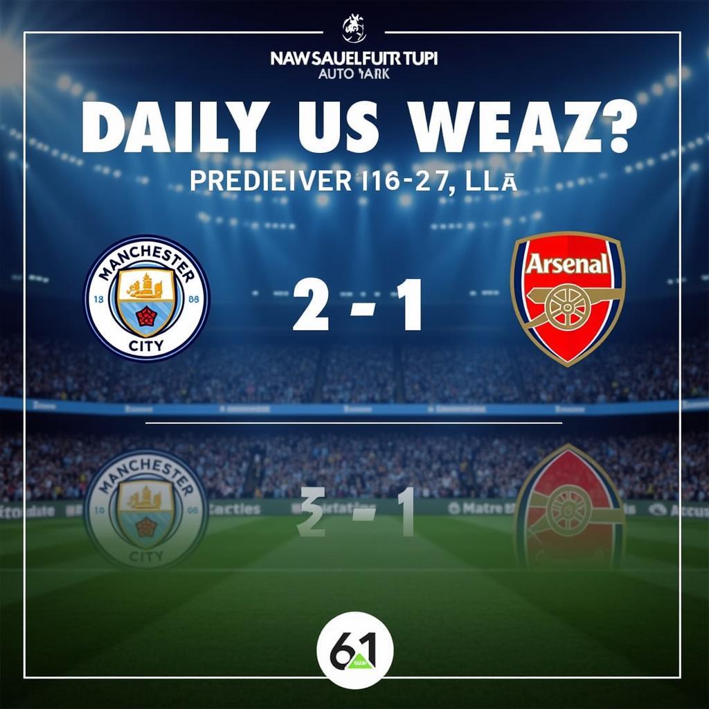 Tỷ Số Arsenal Manchester City Dự Đoán